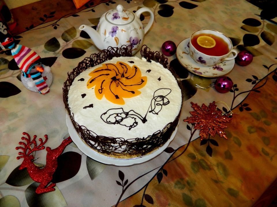 Нежный персиковый торт: идеальный десерт для праздников