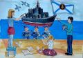 Школьники и студенты рисуют героев спорта