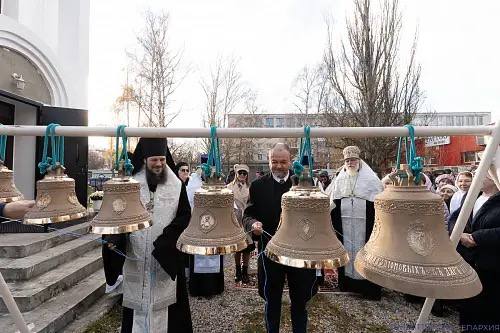 В Тольятти освятили колокола храма святой Татианы при ТГУ