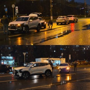 Авария на ул. Революционной около автовокзала