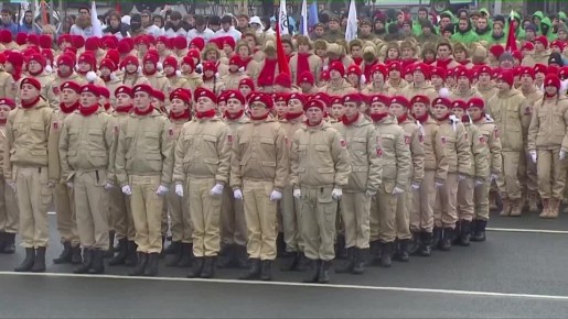 На площади Куйбышева вспомнили события 7 ноября 1941-го