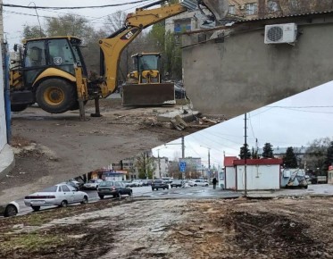 Ларёк снесён. В Центральном районе Тольятти освободили городскую землю от незаконного строения