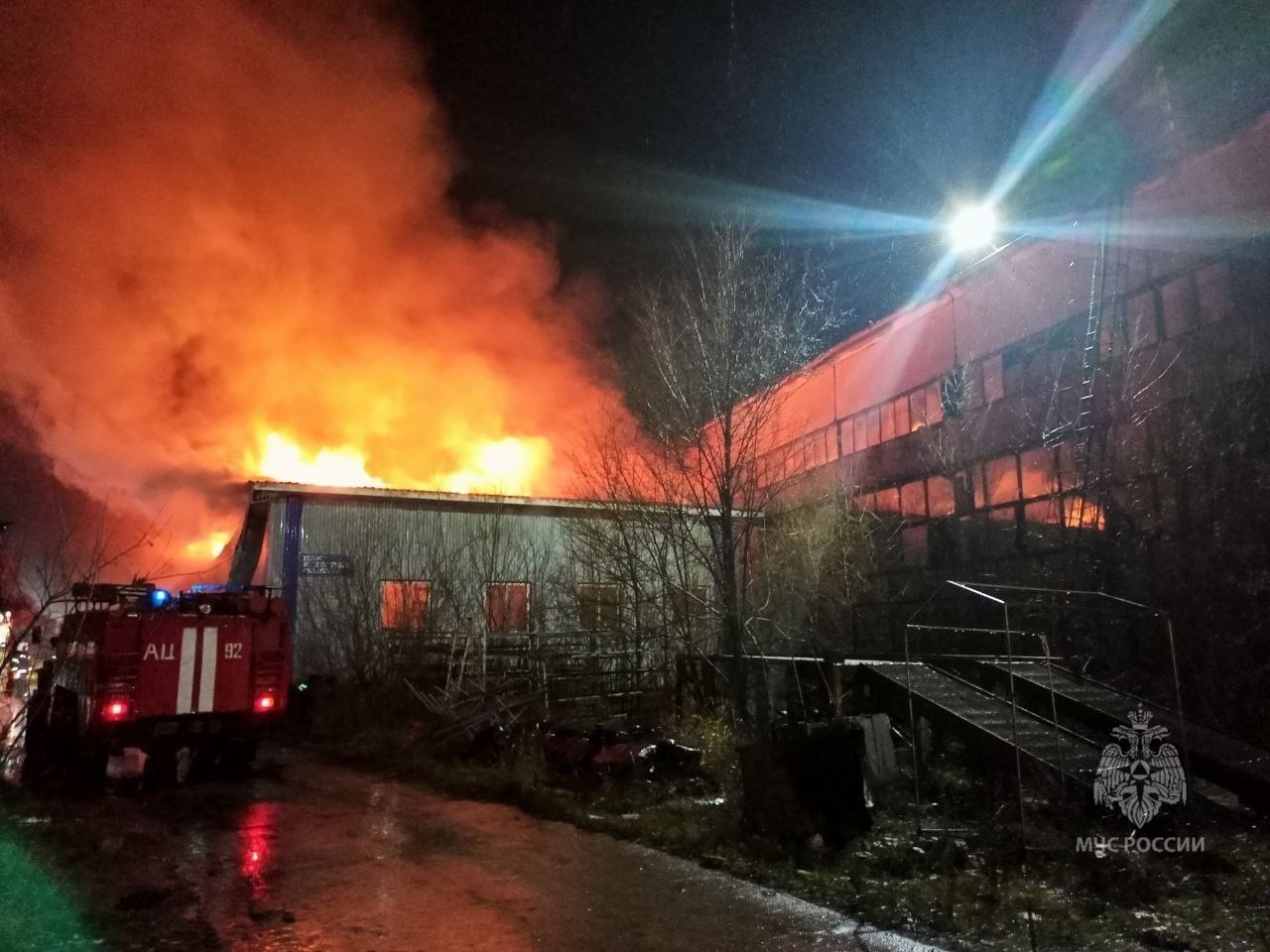 Пожаре в городе Отрадный. Что известно!