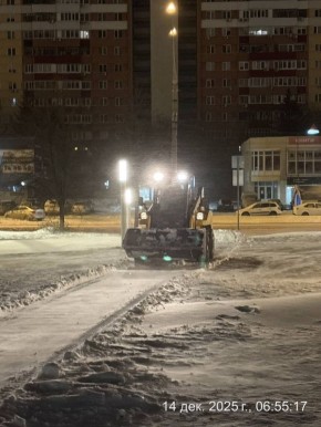 В Тольятти настоящая зима!