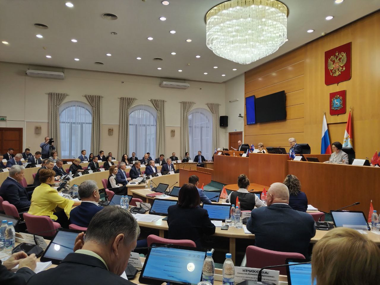 В Самарской губернской думе прошло очередное, 60-е заседание