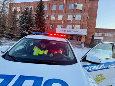 #ГосавтоинспекцияТольятти спешит поделиться историей о маленькой мечте, которая сбылась благодаря всероссийской акции «Полицейский Дед Мороз»