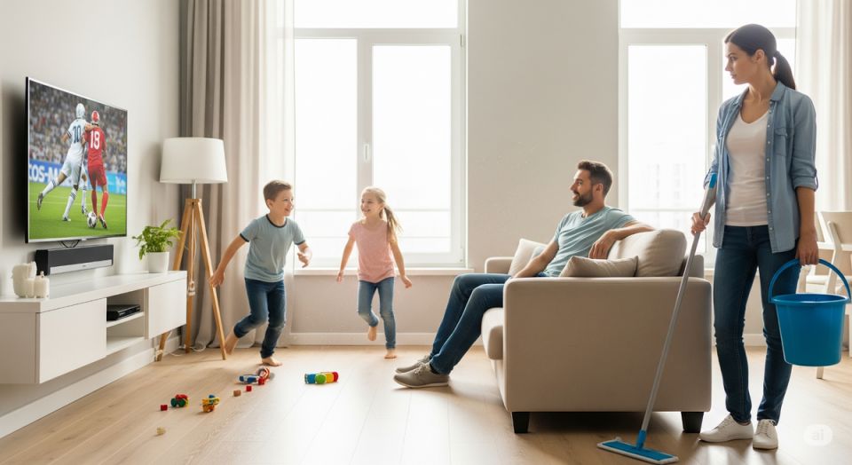 Как разумно распределить домашние обязанности для счастья в семье