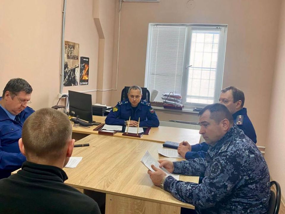 Заместитель прокурора области проверил условия отбывания наказания в исправительном центре Тольятти