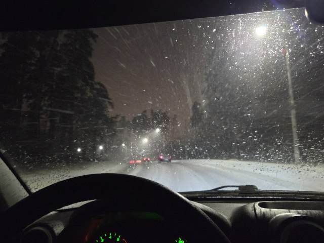 Чем сильнее снег, тем больше требуется внимательности