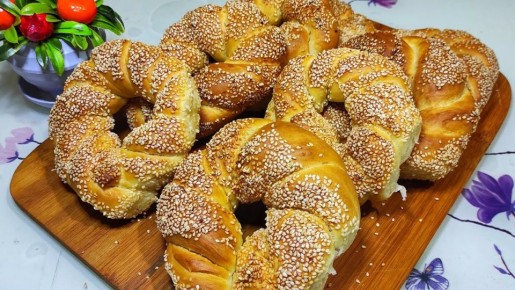 Турецкие бублики симиты — хрустящие и нежные, как в сказке