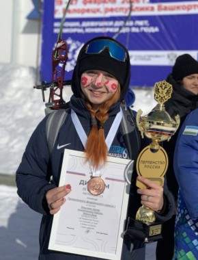 Вера Занько - призер первенства России по ачери-биатлону!