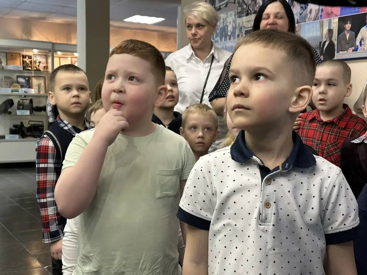 Маленькие гости в большой телекомпании! Маленькие гости в большой телекомпании!