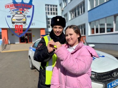 В гостях у юных участников дорожного движения побывали сотрудники #ГосавтоинспекцииТольятти