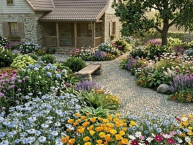 Сад без забот: как природа сама создаст идеальную клумбу