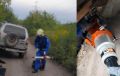 Автомобиль сбил своего владельца