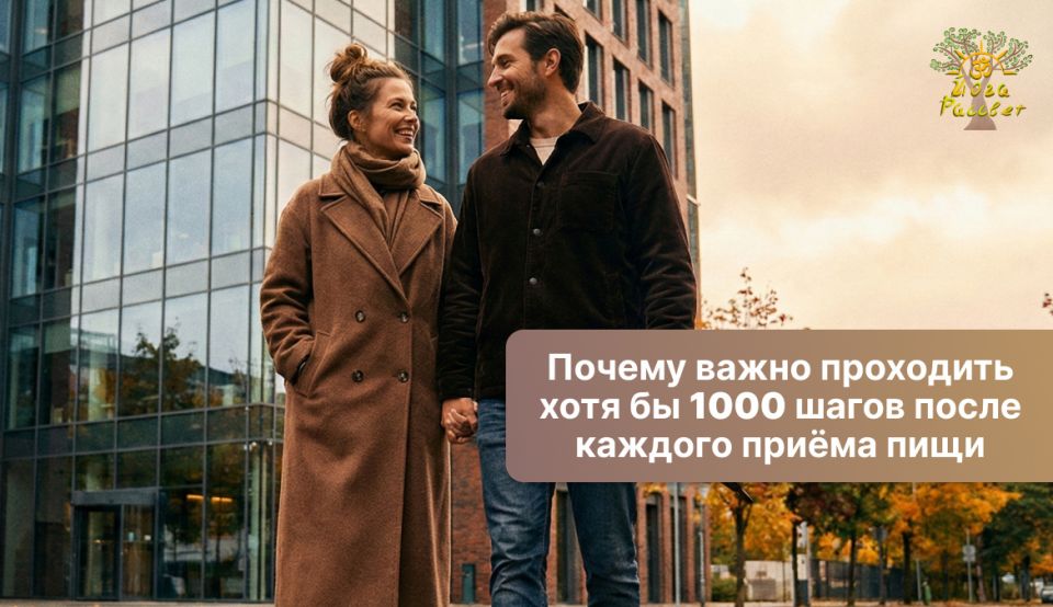 Почему делать прогулку после еды — ключ к здоровью